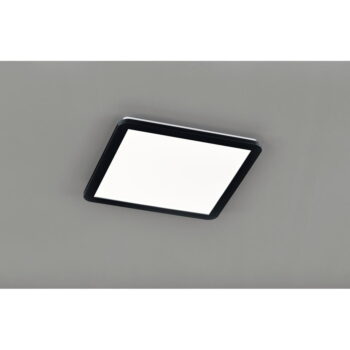 Matne čierne LED stropné svietidlo 40x40 cm Camilla - Trio - Image 2