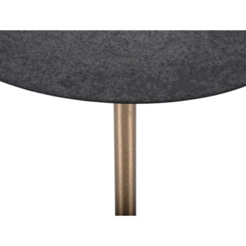 Kovový okrúhly odkladací stolík ø 40 cm Dex – Leitmotiv – Obrázok 2