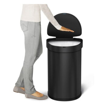 Bezdotykový odpadkový kôš z nerezovej ocele 45 l – simplehuman - Image 8