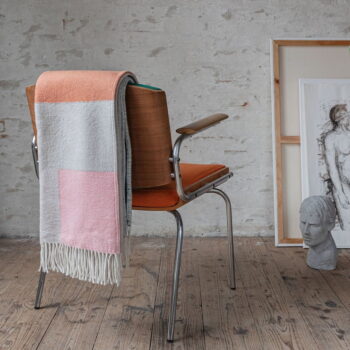 Zelená/v tehlovej farbe deka 125x190 cm Brick – Mette Ditmer Denmark - Image 2