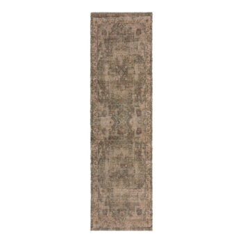 Kaki ručne tkaný behúň s prímesou juty 60x230 cm Selena Jute Traditional – Flair Rugs - Image 6