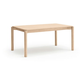 Rozkladací jedálenský stôl v dekore jaseňa 160x100 cm Atlas - Teulat - Image 2