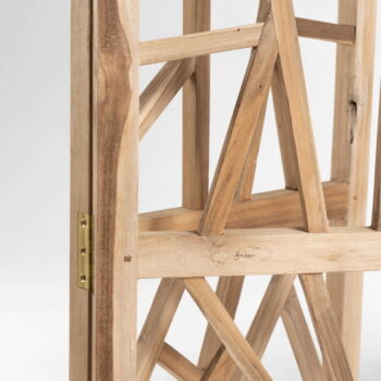 Drevený skladací paraván Kave Home AUSTY - Image 3