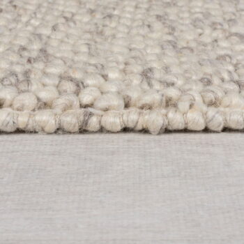 Krémový ručne tkaný koberec s prímesou vlny 120x170 cm Minerals Border – Flair Rugs - Image 5