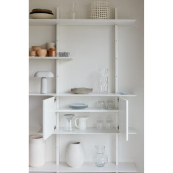 Biely modulárny policový systém 162x190 cm Bridge – Tenzo – Obrázok 4