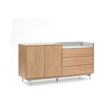 Svetlá hnedo-sivá komoda Teulat Valley, šírka 150 cm – Obrázok 2