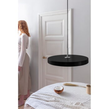 Čierne LED závesné svietidlo so stmievačom s kovovým tienidlom ø 43 cm Asteria Plus Medium – UMAGE