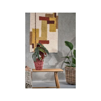 Červený kvetináč Villa Collection Calbe, výška 22,5 cm - Image 2