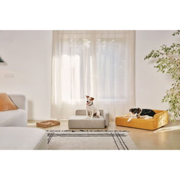 Pelech pre psov v horčicovej farbe 96x70 cm Bowie - Kave Home - Image 5