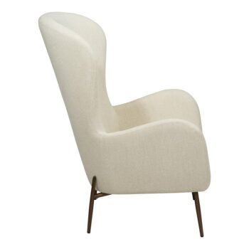 Krémové kreslo z textílie buklé Glam – DAN-FORM Denmark - Image 3