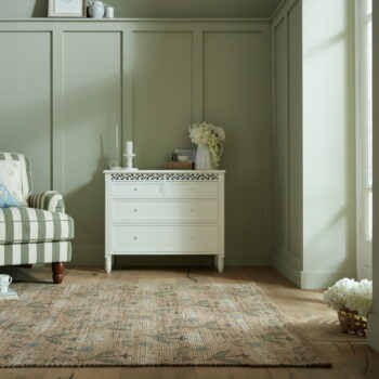 Ručne tkaný koberec s prímesou juty v prírodnej farbe 200x290 cm Ariana Jute Floral – Flair Rugs - Image 2