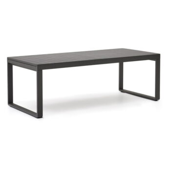 Kovový záhradný jedálenský stôl 100.5x220 cm Galdana – Kave Home - Image 7