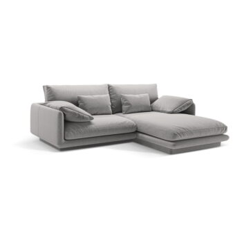Svetlosivá rohová pohovka (pravý roh) Torino – Micadoni Home - Image 3