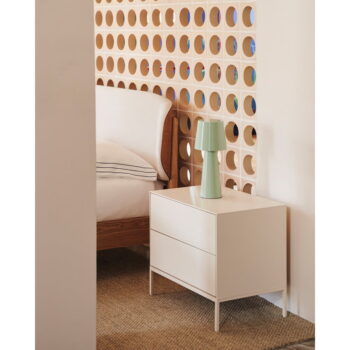 Biely nočný stolík Vedrana – Kave Home - Image 2