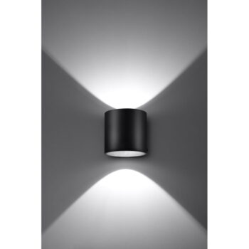 Čierne nástenné svietidlo Nice Lamps Roda - Image 6