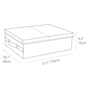 Sivá úložná škatuľa Bigso Box of Sweden Underbed - Image 5