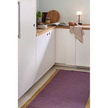 Vínový bavlnený behúň 80x200 cm AtYourFeet – Hübsch - Image 4