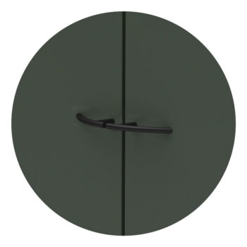 Zeleno-čierny modulárny policový systém 82x204 cm Dakota – Tenzo - Image 7