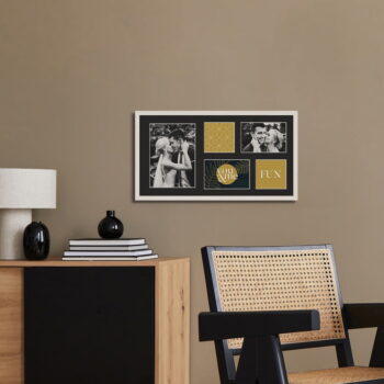 Rámik 29x53 cm Kyoto Black - Styler – Obrázok 2