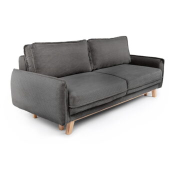 Sivá menčestrová rozkladacia pohovka 218 cm Tori – Bonami Selection - Image 7