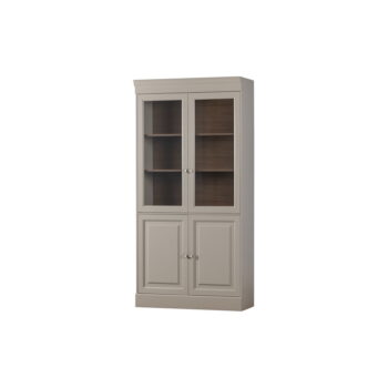 Sivá vitrína z borovicového dreva 105x215 cm Chow – vtwonen - Image 2