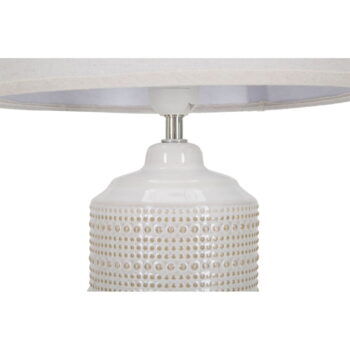 Biela keramická stolová lampa s textilným tienidlom (výška 47 cm) Point – Mauro Ferretti - Image 3
