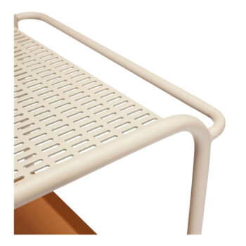 Kovový servírovací stolík na kolieskach 47x66 cm Push – Hübsch - Image 4