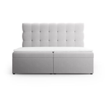 Svetlosivá boxspring posteľ s úložným priestorom 160x200 cm Bali – Cosmopolitan Design – Obrázok 2