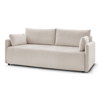 Béžová menčestrová rozkladacia pohovka 211 cm Marcel – Bobochic Paris – Obrázok 8