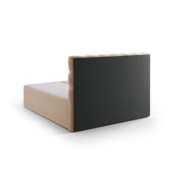 Svetlohnedá boxspring posteľ s úložným priestorom 160x200 cm Bali – Cosmopolitan Design - Image 2