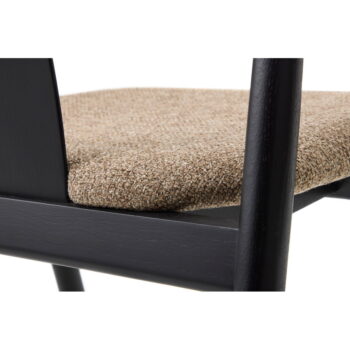 Čierna/béžová jedálenská stolička Relate – Unique Furniture – Obrázok 8