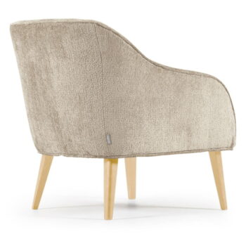 Béžové kreslo Bobly - Kave Home – Obrázok 2