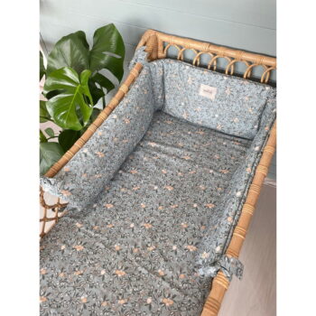 Mantinel do postieľky 120 cm Apricot - Malomi Kids – Obrázok 2