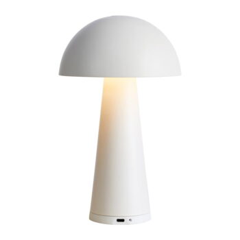 Biela LED stolová lampa (výška  26,5 cm) Fungi – Markslöjd