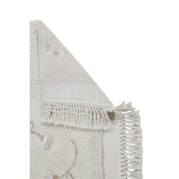 Krémový prateľný ručne tkaný bavlnený detský koberec 140x210 cm English Garden Ivory – Lorena Canals - Image 11