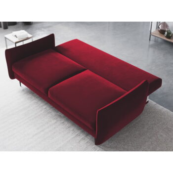 Červená rozkladacia pohovka s úložným priestorom Cosmopolitan Design Vermont - Image 4
