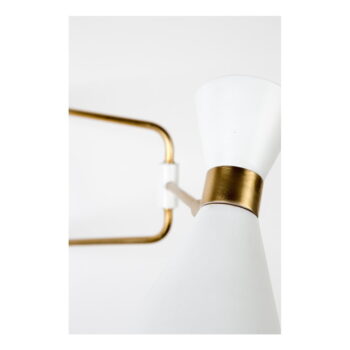Biela nástenná lampa Zuiver Shady - Image 6