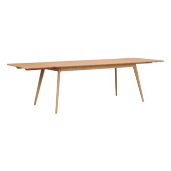Rozkladací jedálenský stôl s doskou v dekore jaseňového dreva 190x90 cm Yumi - Rowico - Image 3