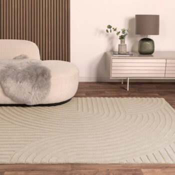 Béžový vlnený koberec 200x290 cm Hague – Asiatic Carpets – Obrázok 3