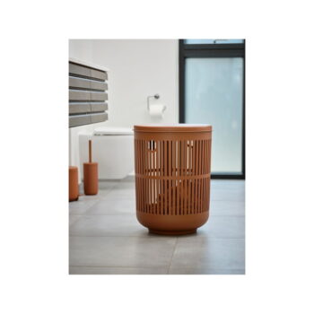 Oranžový pedálový plastový odpadkový kôš 4 l Ume – Zone - Image 4