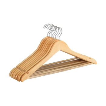 Súprava 8 drevených vešiakov na oblečenie Wenko Shaped Hanger Eco - Image 2