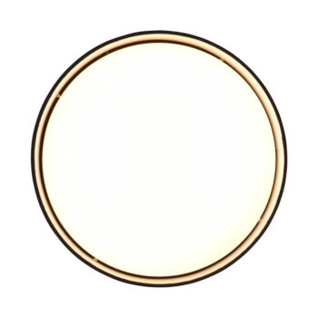 Čierne LED stropné svietidlo ø 30 cm Locarno – Trio - Image 4