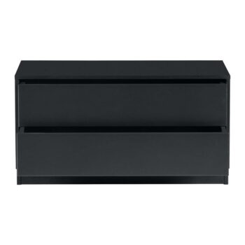 Čierny modulárny TV stolík z borovicového dreva 231x40 cm Finca – WOOOD - Image 8