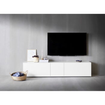 Biely TV stolík 225.8x49.2 cm Edge by Hammel - Hammel Furniture – Obrázok 4