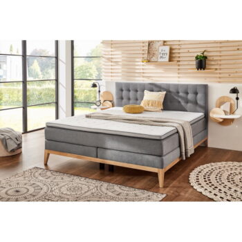 Sivá boxspring posteľ 180x200 cm Westwood – Rojaplast - Image 2