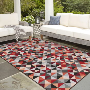 Červeno-sivý prateľný behúň 80x200 cm Ignite – Mila Home - Image 10