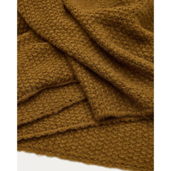 Pletená deka z vlny a zmesi vlákien 130x170 cm Melany – Kave Home - Image 2