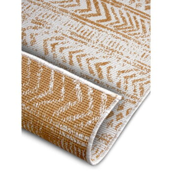 Okrovožlto-biely vonkajší koberec 80x250 cm Biri – NORTHRUGS - Image 3