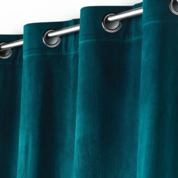 Modrý menčestrový záves 140x260 cm Casual – douceur d'intérieur - Image 2