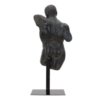 Čierna dekoratívna soška Mauro Ferretti Museum Man - Image 4